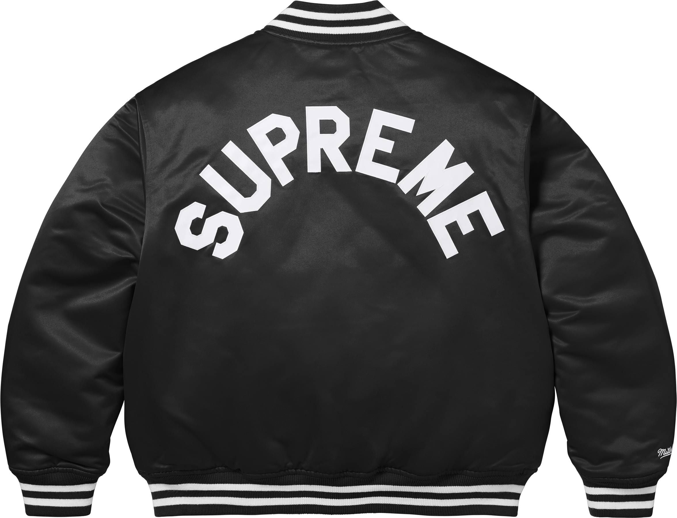 Supreme®/Mitchell & Ness Satin Varsity Jacket view 19